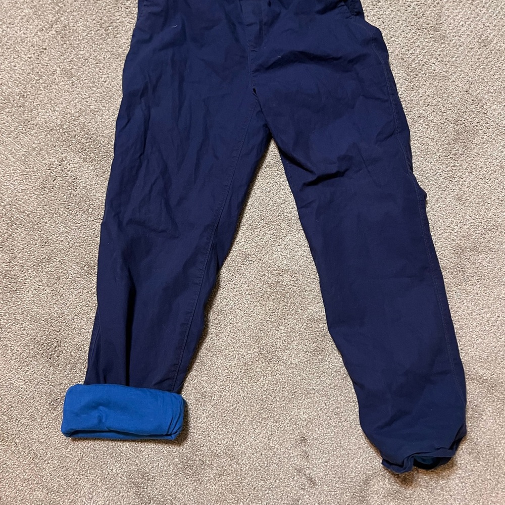 Lands End lined Kids Navy Blue Pants